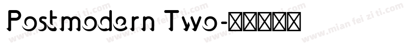 Postmodern Two字体转换